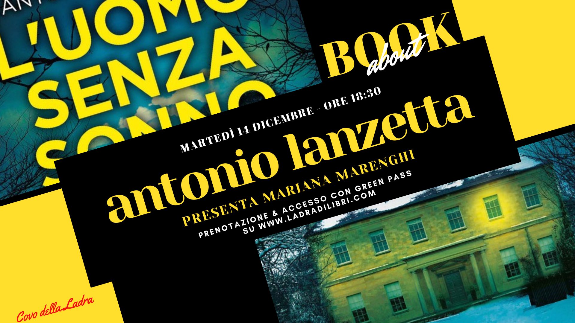 BookAbout con Antonio Lanzetta e L’uomo senza sonno