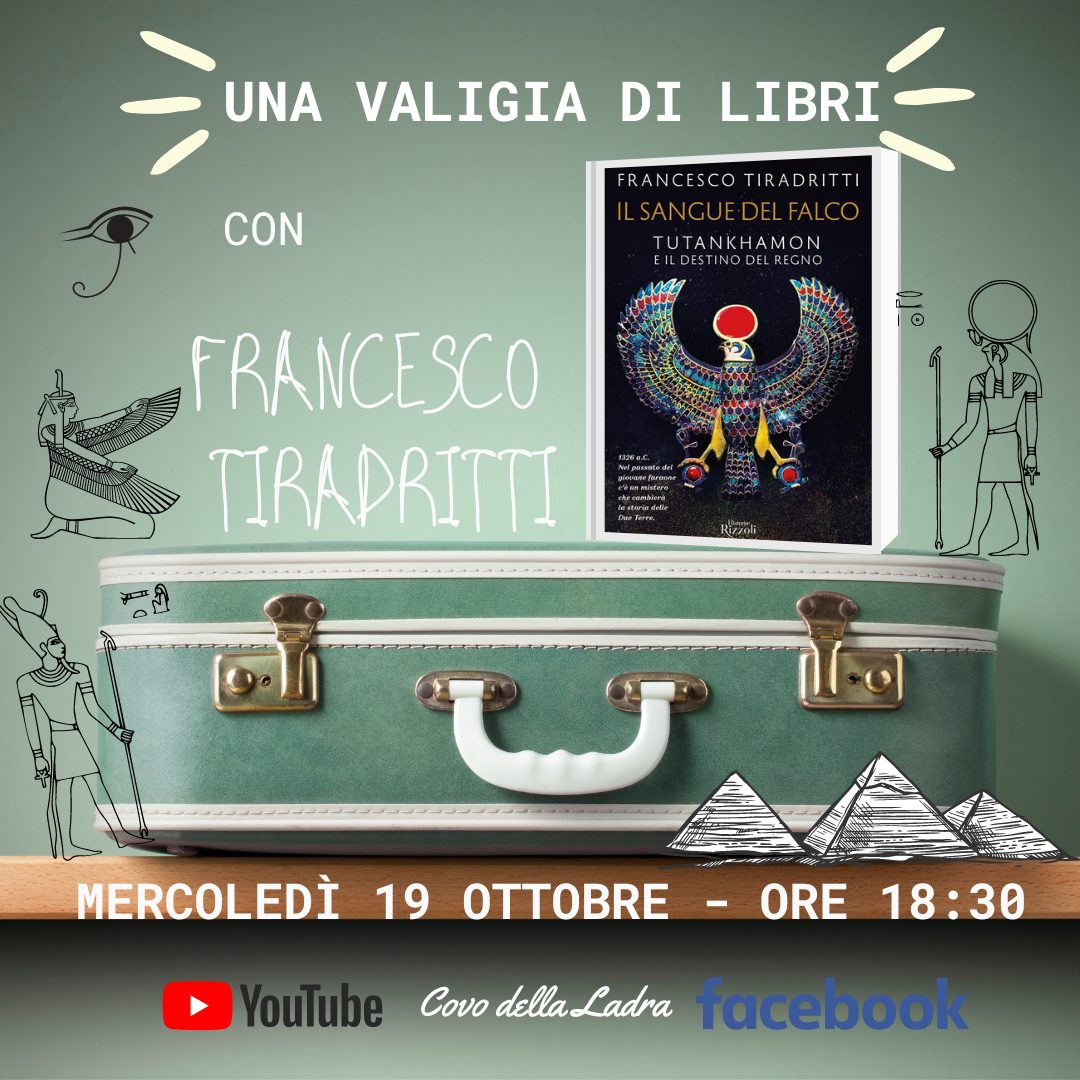 Una valigia di Libri – 100 anni di Tut – special guest Francesco Tiradritti